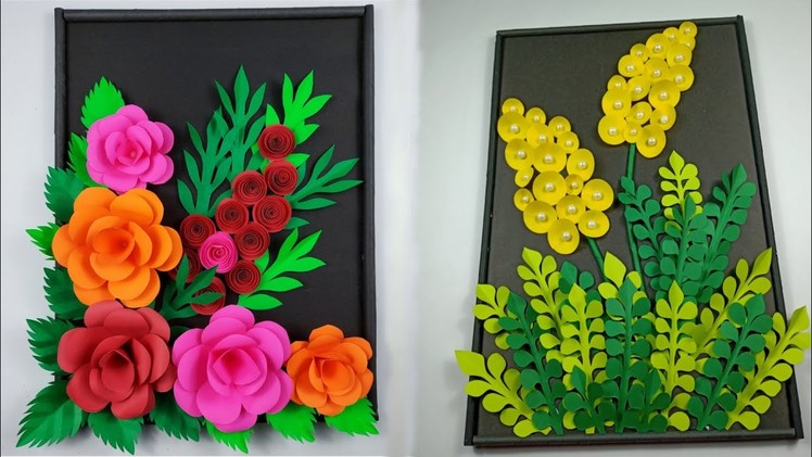 2 Very Beautiful Wall decor craft. Easy and Quick Paper Wall Hanging Ideas. Room Decor DIY
