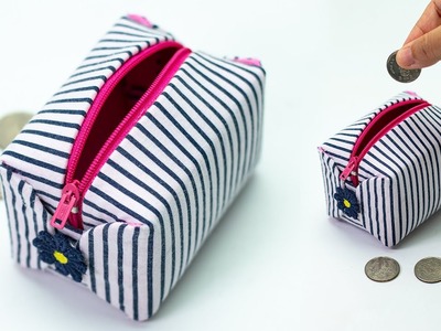 DIY mini coin bag | diy coin pouch no sew | how to make small coin bag