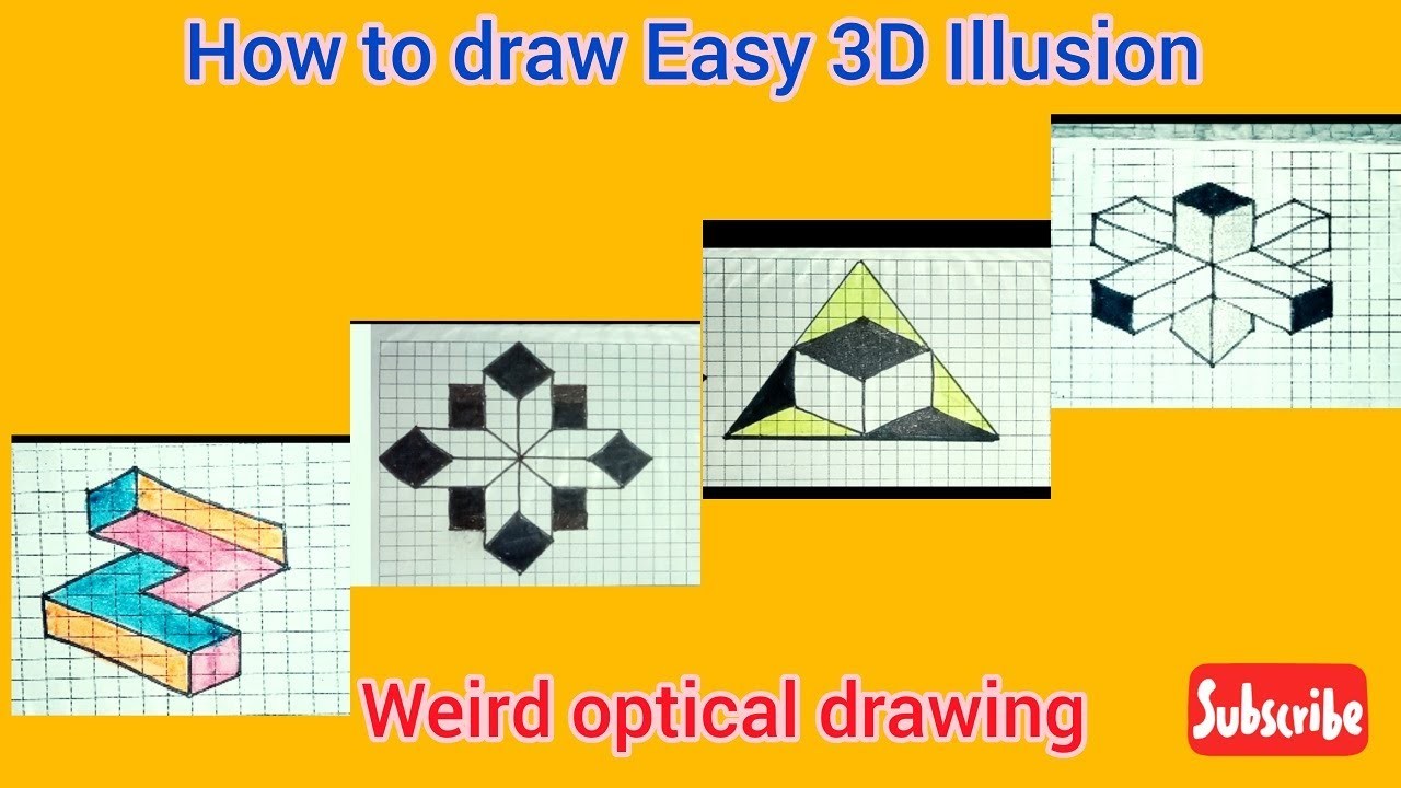 how-to-draw-easy-3d-drawing-6-weird-optical-on-graph-paper