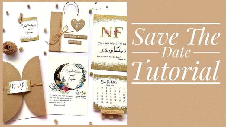 How To Make Easy Save The Date Invitation Cards | Virtual Impressions.
