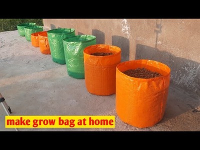 How to make grow bag at home | grow bag for plants | diy grow bag free of cost | DIY