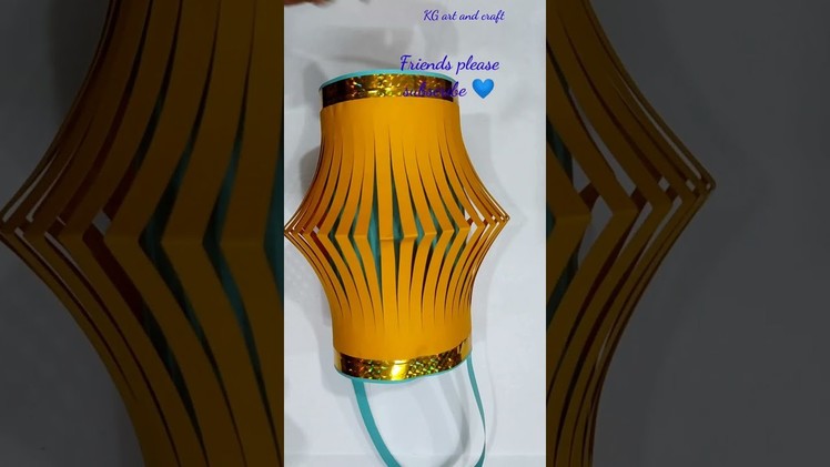 How to make kandil. Paper lantern. Navratri decoration idea. Diwali decoration idea.@KGartandcraft