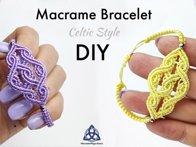 Macrame CELTIC Bracelet Tutorial