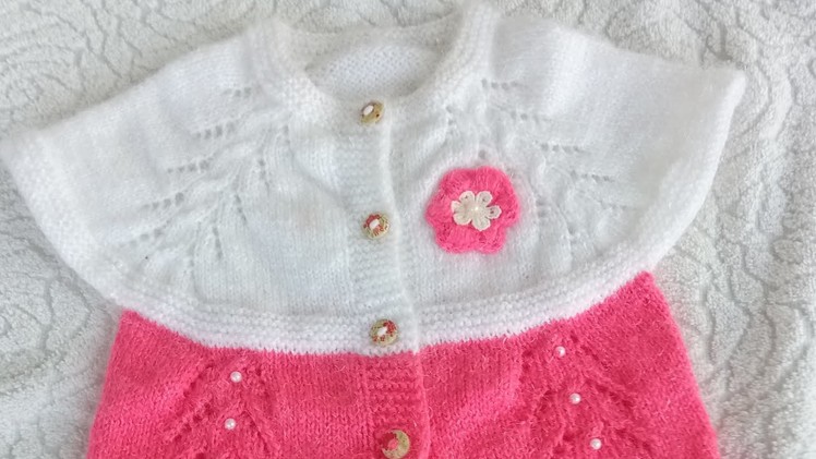 Baby sweater design | Easy Knitting Tutorial | Best Sweater Design for Baby Girl