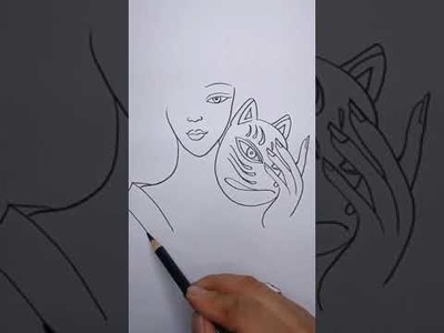 Best Drawing Skill ???? How to draw step by step #Art