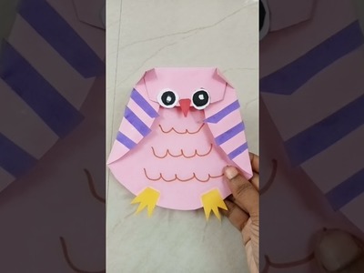 Big eye owl paper craft