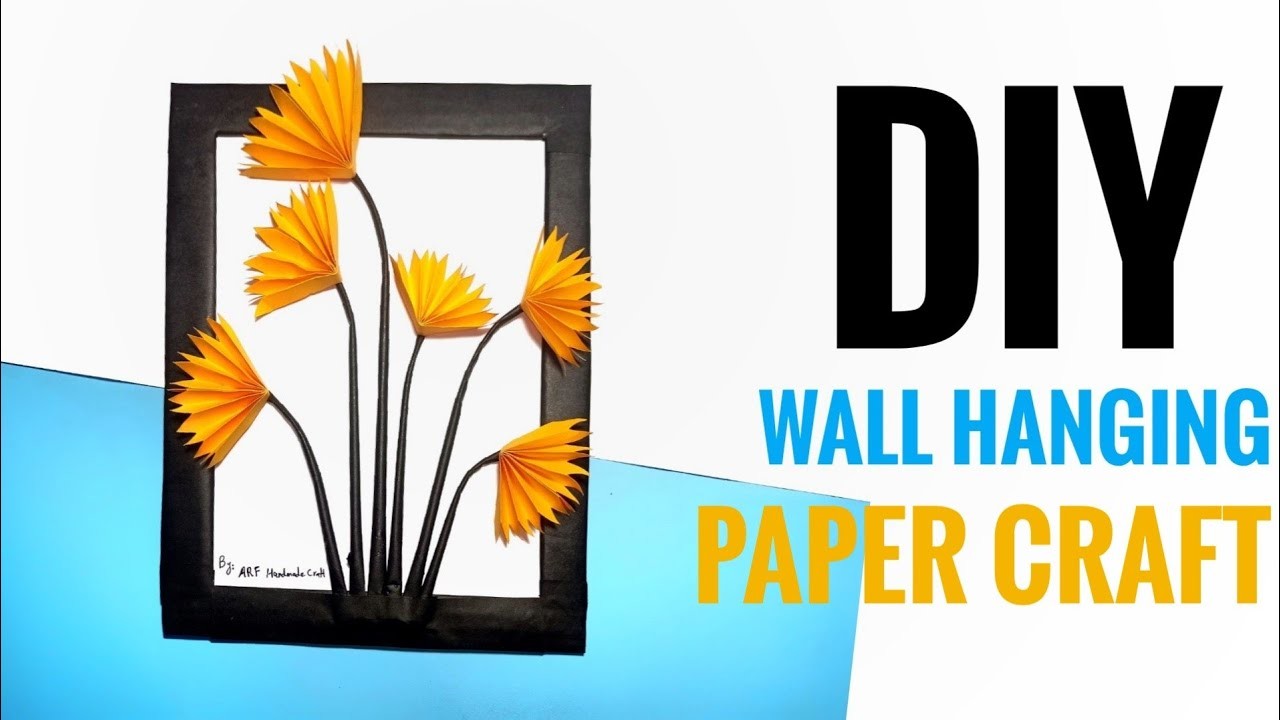 DIY Beautiful Wall Hanging. Room Decor Ideas. Easy Paper Craft