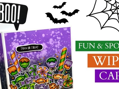 EASY WIPER CARDS! Halloween Trick or Treat! ????