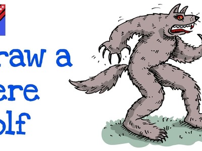 How to draw a Werewolf Real Easy for Halloween