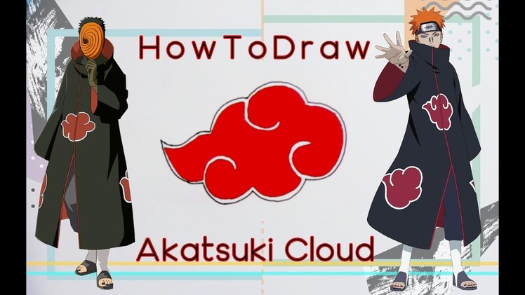 How To Draw Akatsuki Cloud - LuK Dessin