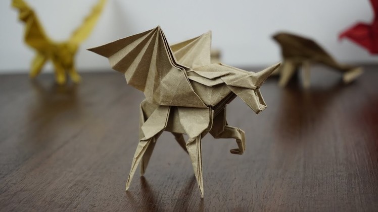 How to Fold Pegasus - Pegasus Origami Tutorial by Hoang Tuan