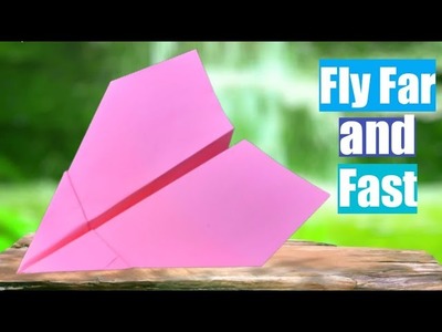 How to make a paper airplane that flies forever