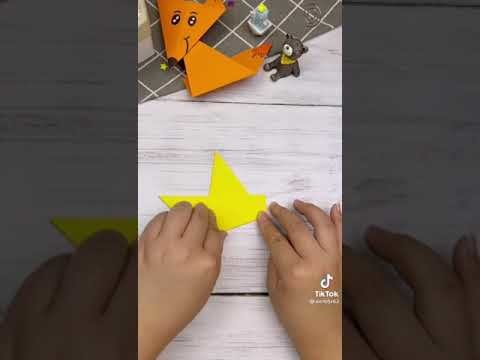 How to make paper dog #shorts #crafts