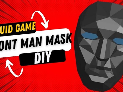 How To Make Squid Game Mask | Squid Game | Squid Game Mask DIY