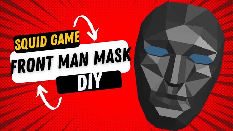 How To Make Squid Game Mask | Squid Game | Squid Game Mask DIY