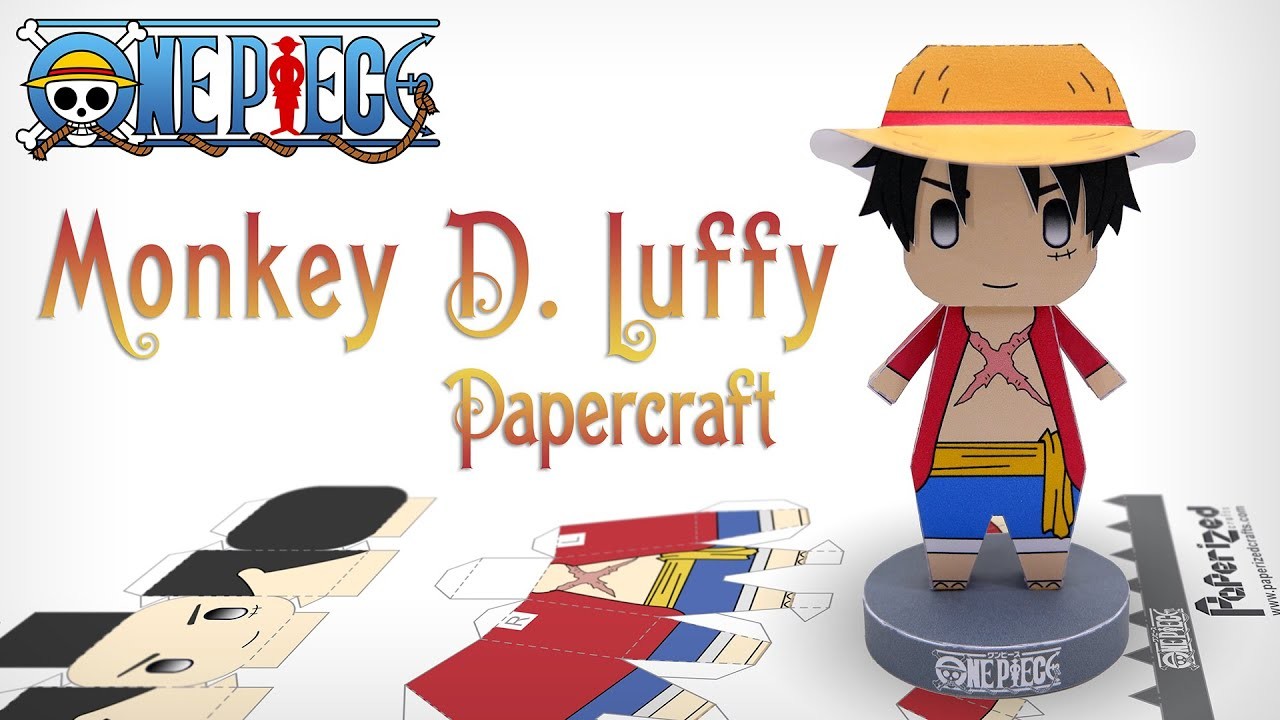 One Piece: Monkey D. Luffy (Timeskip) Paperized