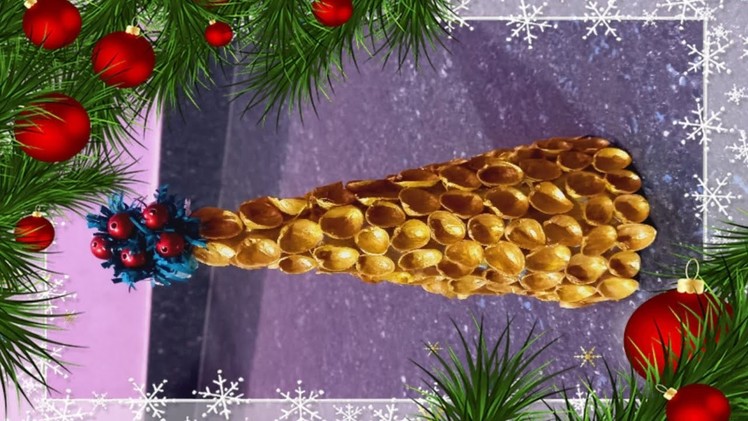 Pista shell cristmas tree.#2.craft and cook by alha