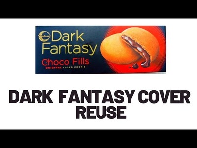Reuse dark fantasy box. dark fantasy packet diy. diy pencil stand.