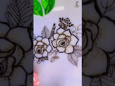 Rose #art #mehndi #henna #love #shorts #inspiration #diy #bird #trending