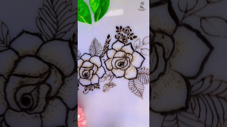 Rose #art #mehndi #henna #love #shorts #inspiration #diy #bird #trending