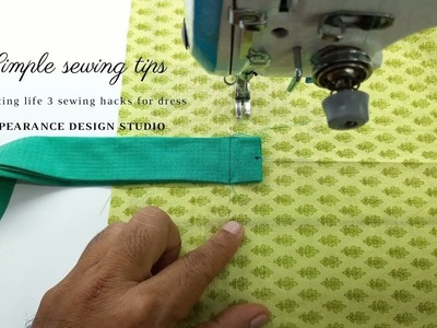 Sewing basics for beginners ????⚡️????Simple sewing tips and interesting life 3 sewing hacks for dress