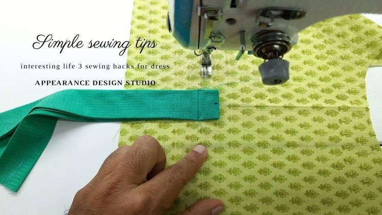 Sewing basics for beginners ????⚡️????Simple sewing tips and interesting life 3 sewing hacks for dress