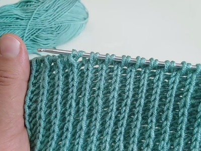 Very very easy very very beautiful TUNISIAN WORK Knitting bebek battaniyesi hırka buluz Tunus işi