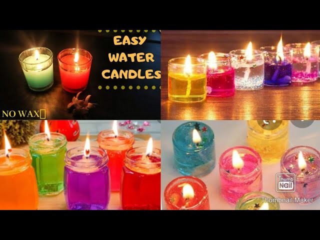 Water Candles | Floating Candles | Diwali Decoration Ideas | DIY Diwali Home Decor.DIY Water Candles