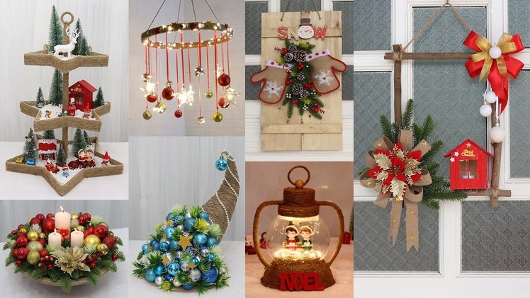 10 Jute craft Christmas decorations ideas ???? Diy christmas decorations