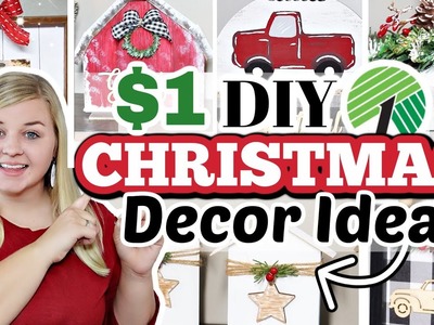 10 SHOCKING!?! Dollar Tree Christmas DIYS Perfect for Christmas 2021! | Krafts by Katelyn
