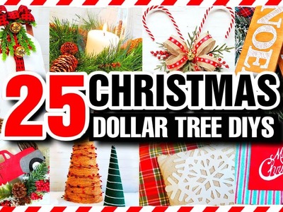 25 DOLLAR TREE DIY CHRISTMAS Decorations & Ideas to try in 2021 ????