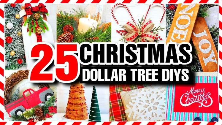 25 DOLLAR TREE DIY CHRISTMAS Decorations & Ideas to try in 2021 ????
