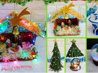 Best out of waste 5 Christmas Decoration idea at Home | DIY Economical Christmas craft ideas????104