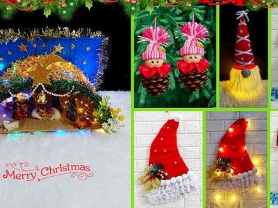 Best out of waste 5 Christmas Decoration idea at Home | DIY Economical Christmas craft ideas????108