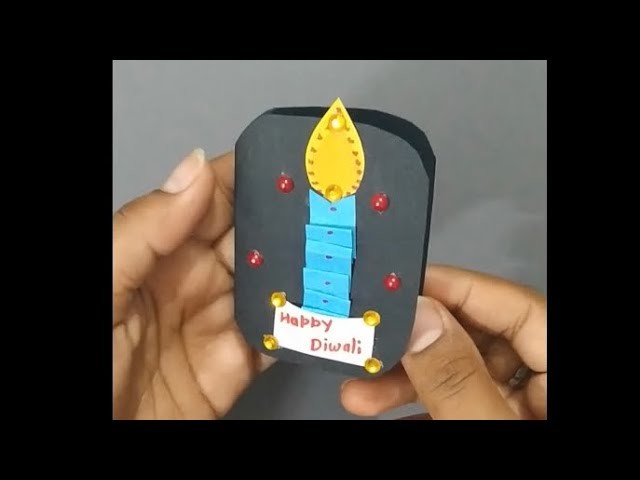 Diwali Card for kids | DIY Diwali Card | Easy Card Making idea #shorts #youtubeshorts #ytshorts #diy