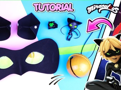 DIY Cat Noir Costume KIT Miraculous Ladybug - How to make CatNoir mask, RING and more - Isa's World