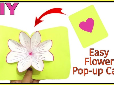 DIY Easy Pop-up Flower Card #shorts