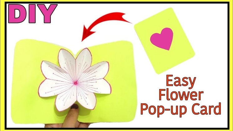 DIY Easy Pop-up Flower Card #shorts