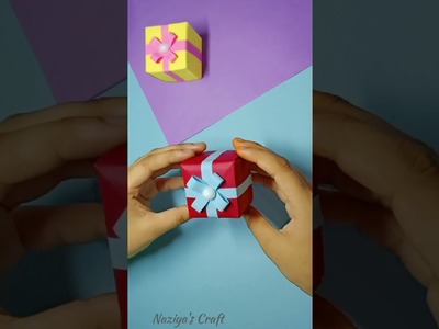 DIY Gift Box. Easy Origami Paper Craft Ideas #shorts #viralvideo  #diy #ytshorts #easycraftideas