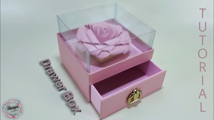 Diy Giftbox | Hardboard Crafts | Handmade Gift Ideas | Drawer Box | Kotak Laci | Tutorial