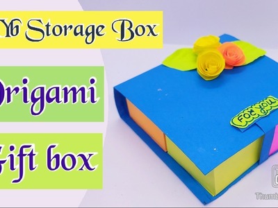 DIY Storage Box.DIY Diwali gift box idea. gift ideas. handmade gift box. origami gift box craft