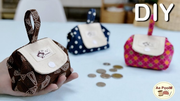 Gift ideas!! Cute Coin Purse, Easy making