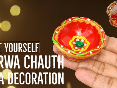 Karwa Chauth Diya Decoration | Part 4 | Handmade | DIY | Art and Craft | M&P Bliss