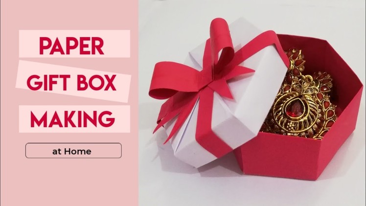 Paper Gift Box || Easy Gift Box Making Using Paper || DIY || Achoose World