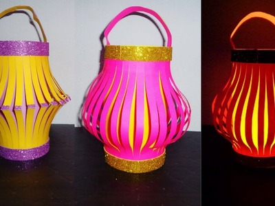 Paper Lantern making at Home for Diwali|DIY|Diwali Decoration Ideas|DIY Paper Lantern|Diwali Crafts