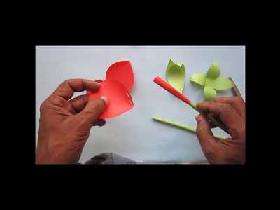 #Shorts. How To Make Paper Flower Rose | Flower Making | Diy Paper Flowers (1 min video)