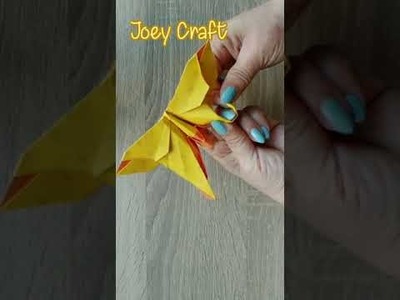 1 minute   Origami Butterfly Tutorial DIY at Home  #shorts #ytshorts Full tutorial in my channel