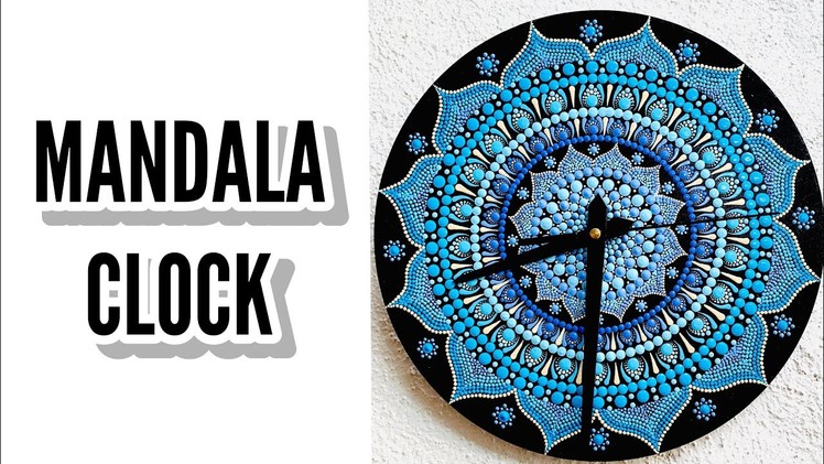 #40 Dot Mandala Clock | DIY |Unique Wall Decor | Dot Art Work |Beautiful Dot Mandala Art | Art Hole
