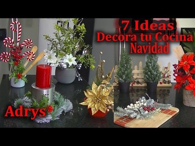 7 Bellas Ideas de Navidad para Decorar tu Cocina. Navidad 2021