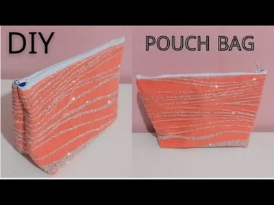 AWESOME DIY POUCH BAG TUTORIAL STEP BY STEP, Easy Sewing